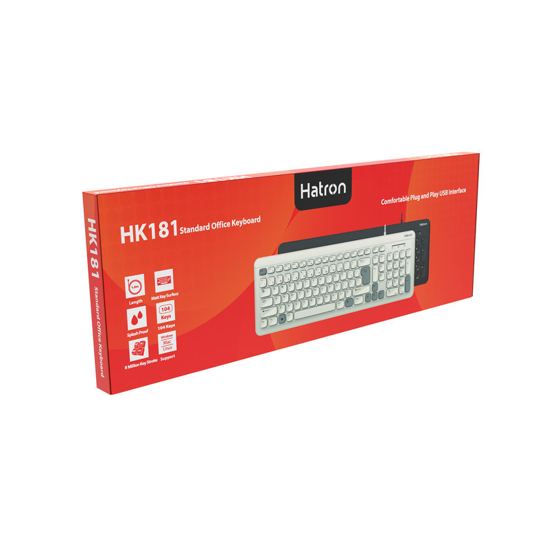 کیبورد ارگونومیک هترون مدل HK181