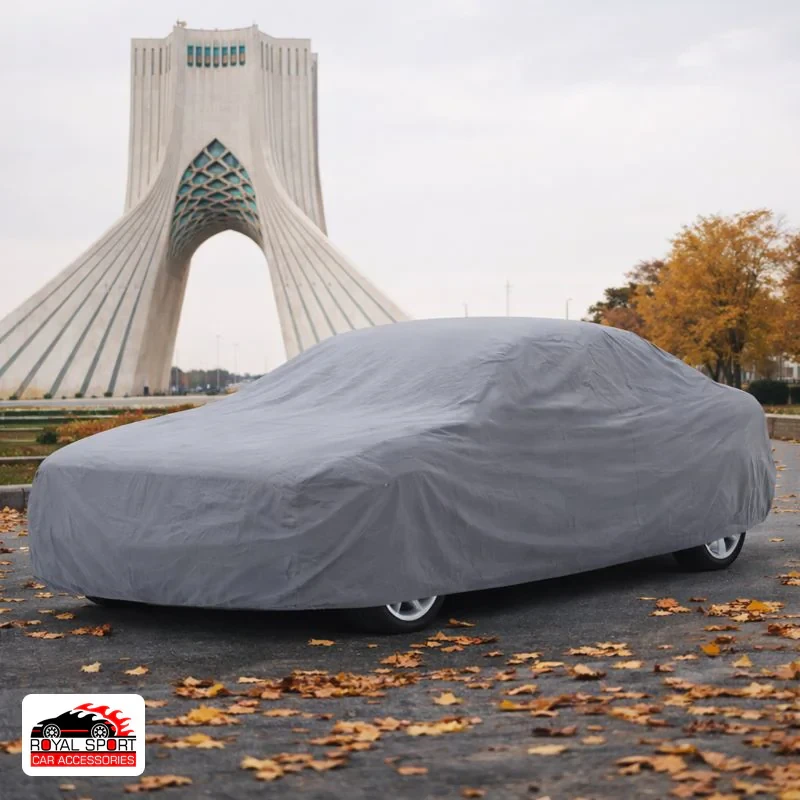 چادر خودرو رویال اسپرت مدل ضدآب 100% سایز XL مناسب برای دنا پلاس