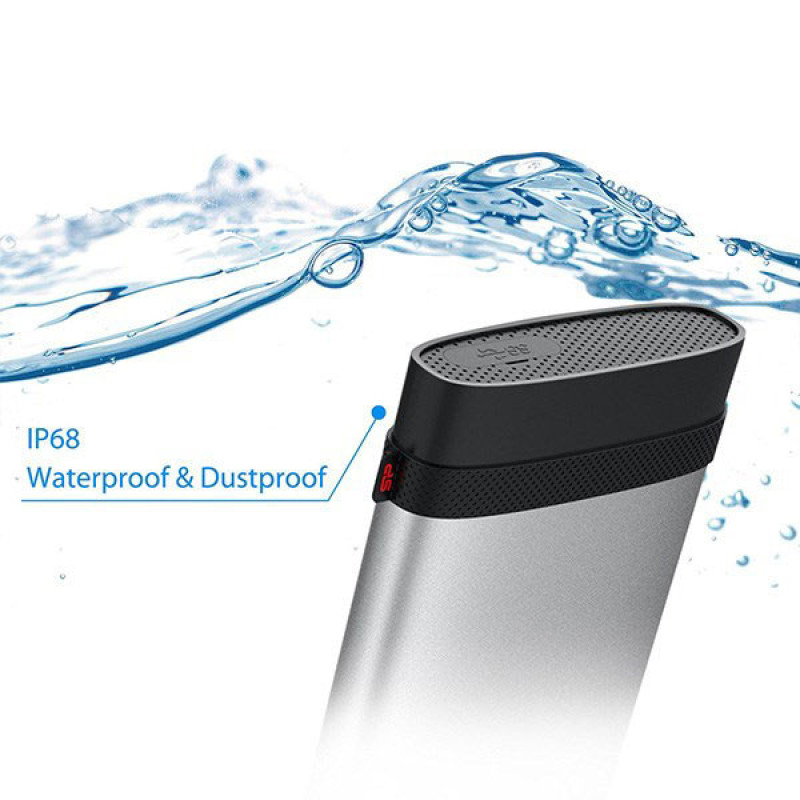 هارد اکسترنال سیلیکون پاور مدل Armor A85 ظرفیت یک ترابایت دارای رابط USB Type-A 3.2