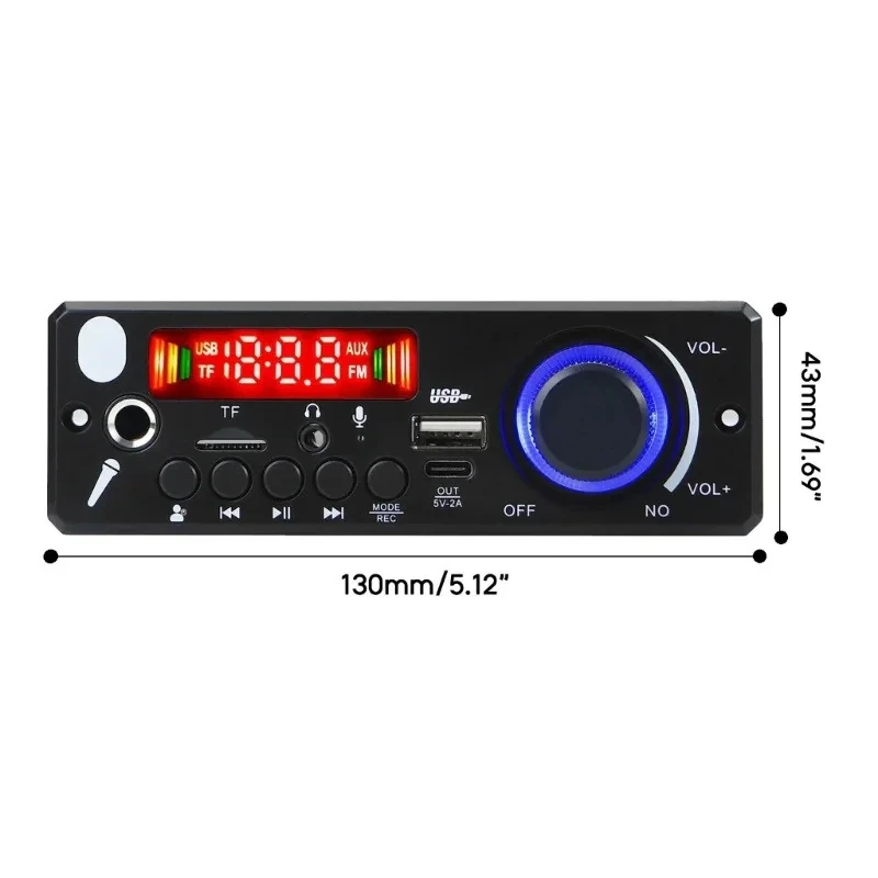پنل پخش کننده صوتی بلوتوثی مدل JX-X1