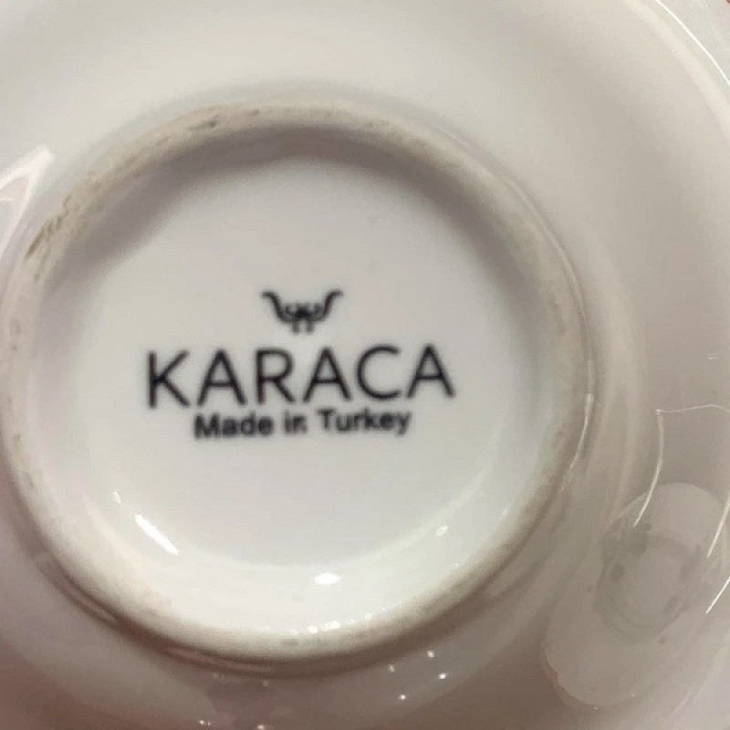 سرویس غذاخوری چینی 60 پارچه 12 نفره کاراجا مدل Elegance