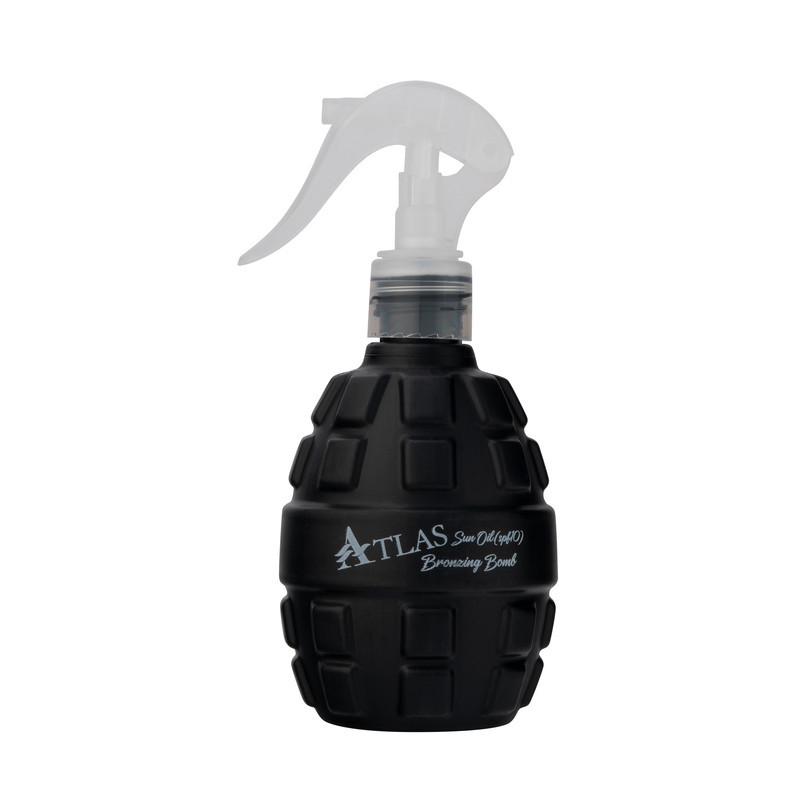 روغن آفتاب اطلس 10 spf مدل BORONZING BOMB بدون رایحه مناسب برای انوع پوست حجم 250 میلی لیتر