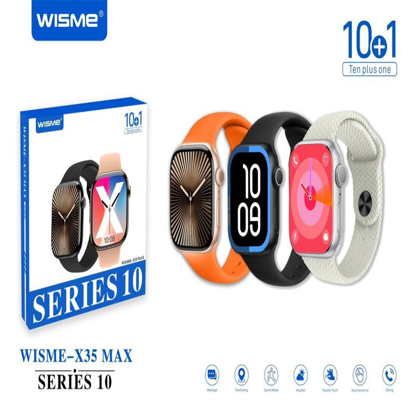 ساعت هوشمند 49 میلی متر ویسمی مدل x35 max با بند سیلیکونی