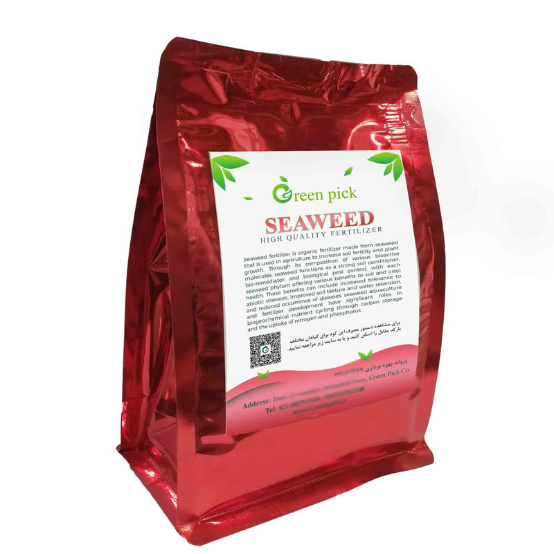 کود جلبک دریایی پودری گرین پیک مدل Seaweed500 وزن 500 گرم