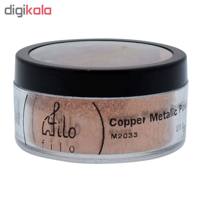 پودر رنگ فیلو مدل metalic powder کد M2 حجم 15 میلی‌لیتر