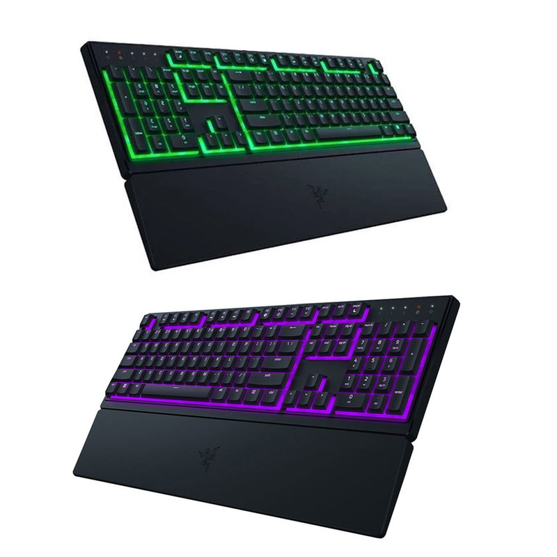 کیبورد گیمینگ ریزر مدل Ornata V3 X، سوییچ ممبران، Full-Size، نورپردازی RGB