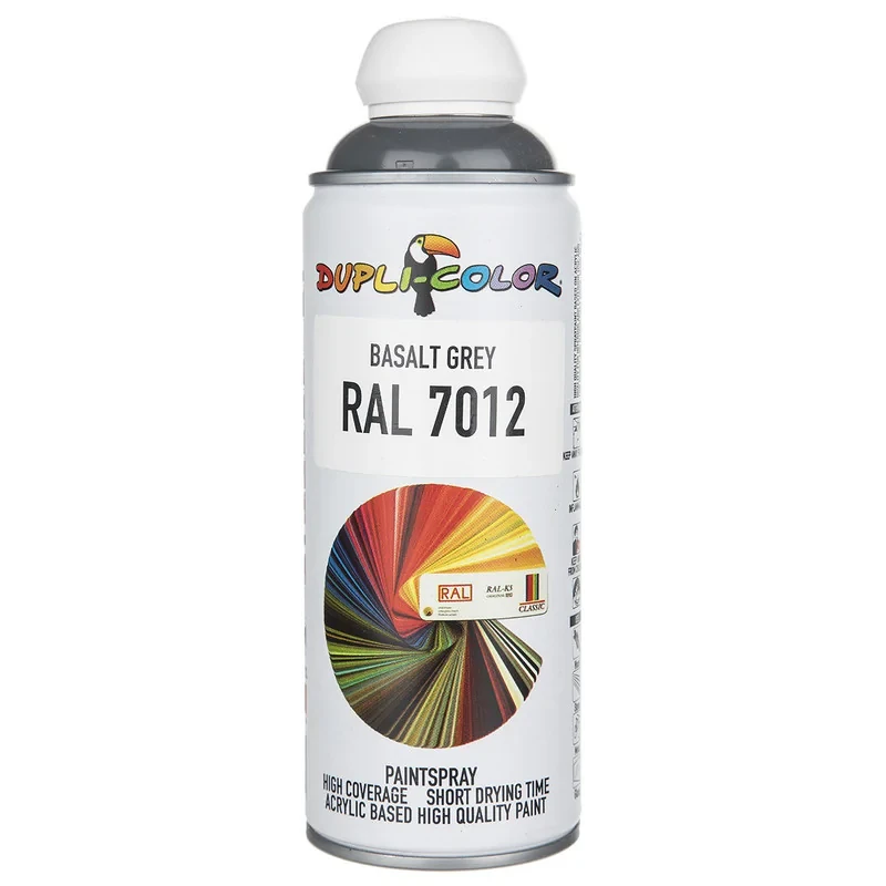 اسپری رنگ خاکستری دوپلی کالر مدل RAL 7012 حجم 400 میلی لیتر