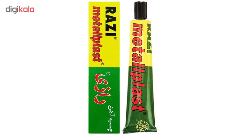 چسب آهن رازی مدل Metallplast حجم 50 میلی لیتر بسته 2 عددی