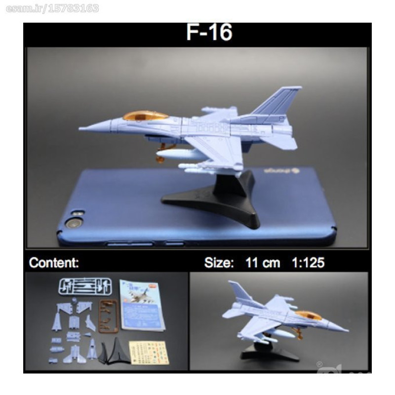 ساختنی طرح هواپیما جنگنده مدل F-16 کد 3803