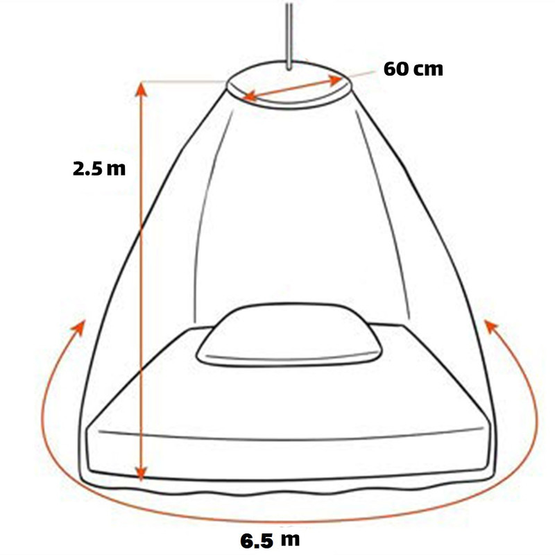 تور تخت خواب یک نفره مدل 01 سایز 200x100 سانتی متر