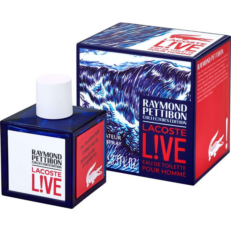 ادو تویلت مردانه لاگوست مدل Live Raymond Pettibon Collectors Edition حجم 100 میلی لیتر