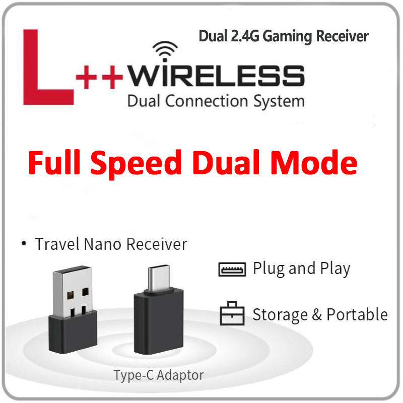 ماوس گیمینگ دوگانه بی‌سیم و باسیم ای فورتک مدل R72_ULTRA
