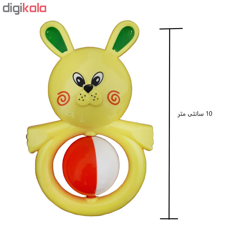 جغجغه مدل Baby Teethers مجموعه 6 عددی