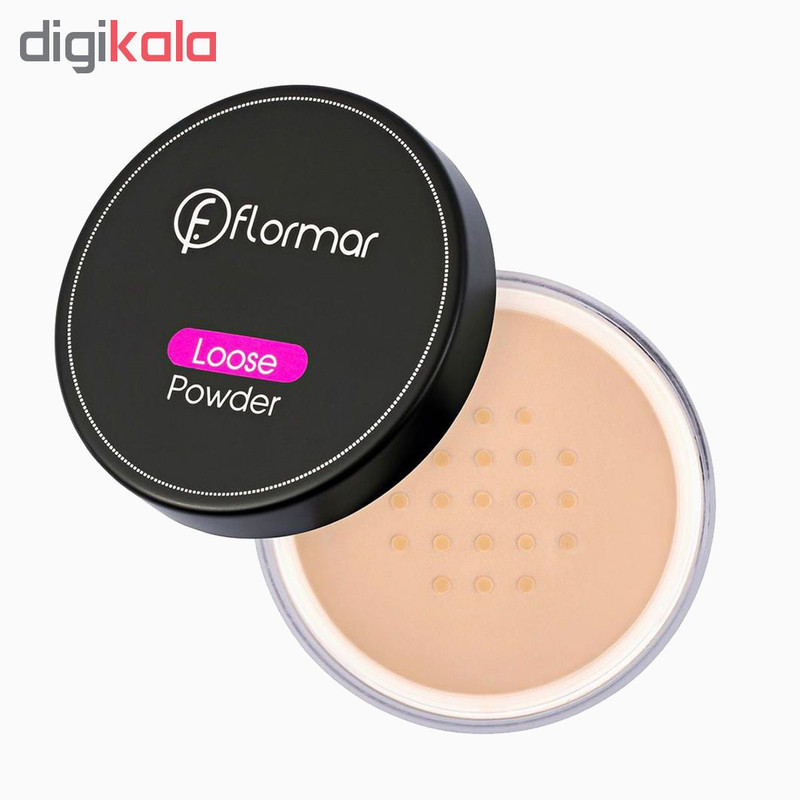 پودر تثبیت کننده آرایش فلورمار مدل Loose Powder شماره 01