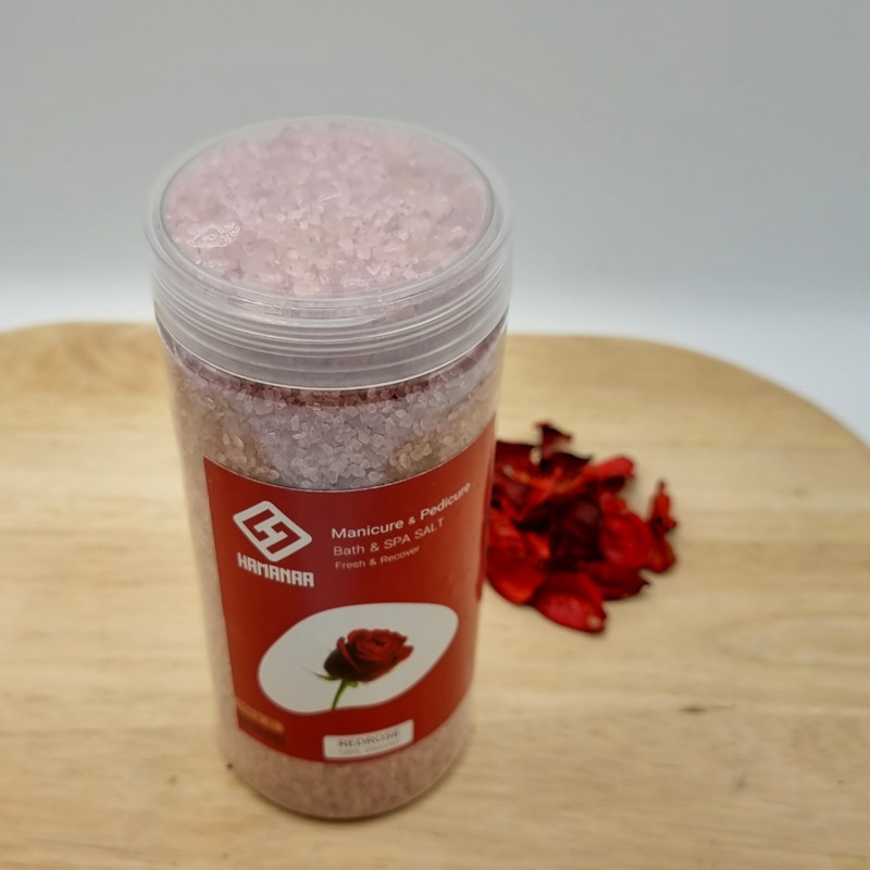 نمک حمام هامانا مدل Red Rose وزن 950 گرم