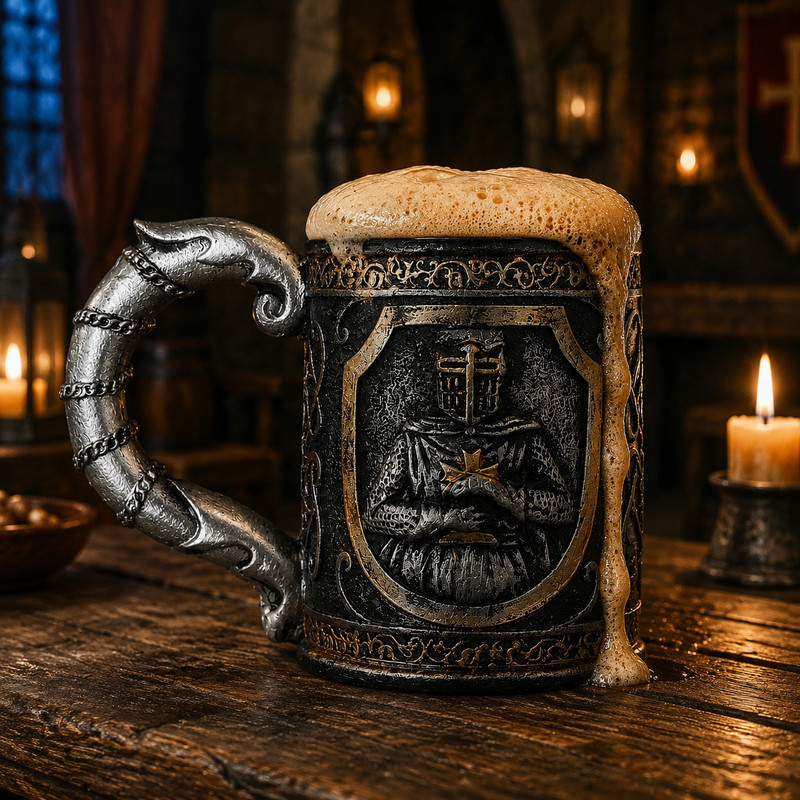 ماگ طرح شوالیه مدل آلومینیومی گیم آف ترونز (game of thrones)