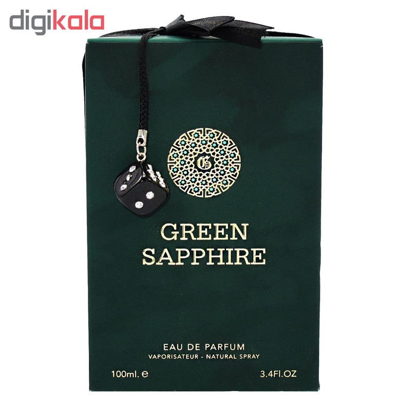 ادو پرفیوم مردانه فراگرنس ورد مدل GREEN SAPPHIRE حجم 100 میلی لیتر
