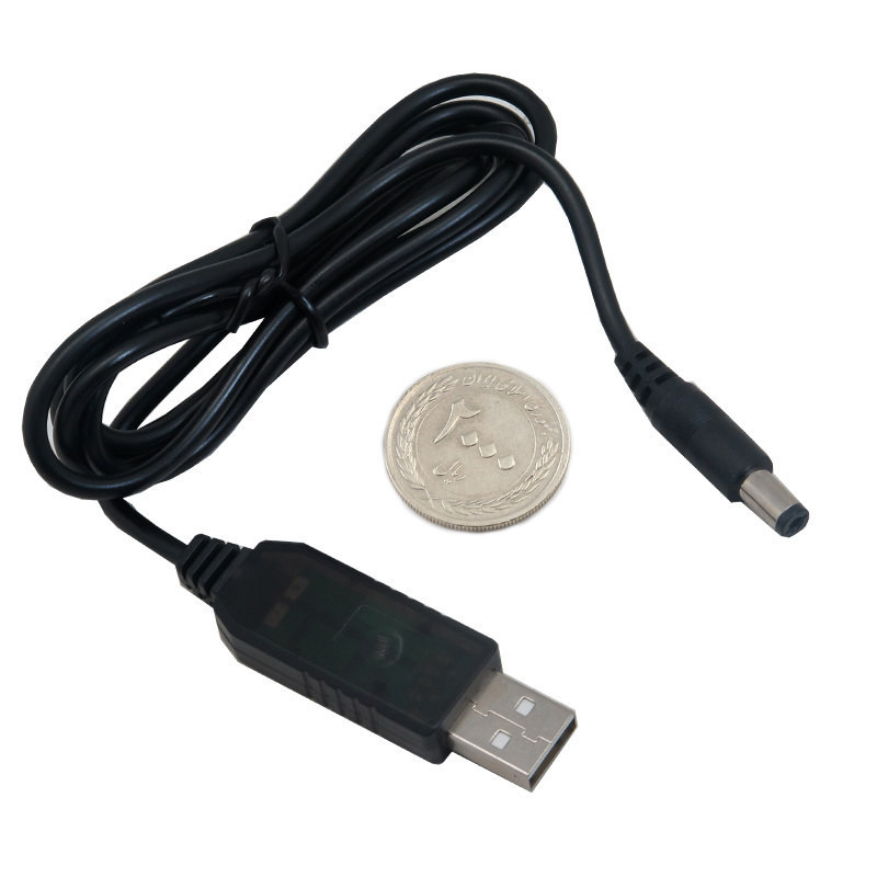 کابل تبدیل USB به DC کد 9V طول 1 متر