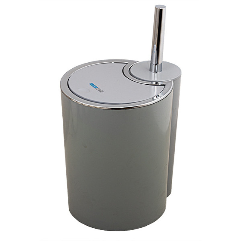 ست سطل زباله و فرچه بریسو دیزاین مدل  BRS - Silv 2