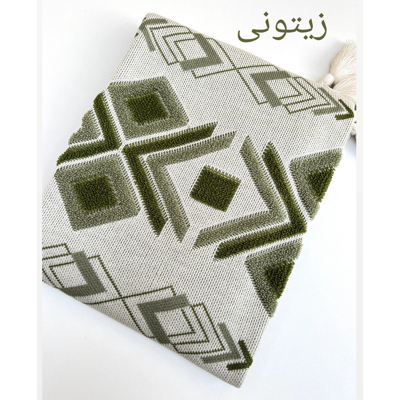 شال مبل مدل پانچدوزی سهند  سایز 170×140 سانتی متر