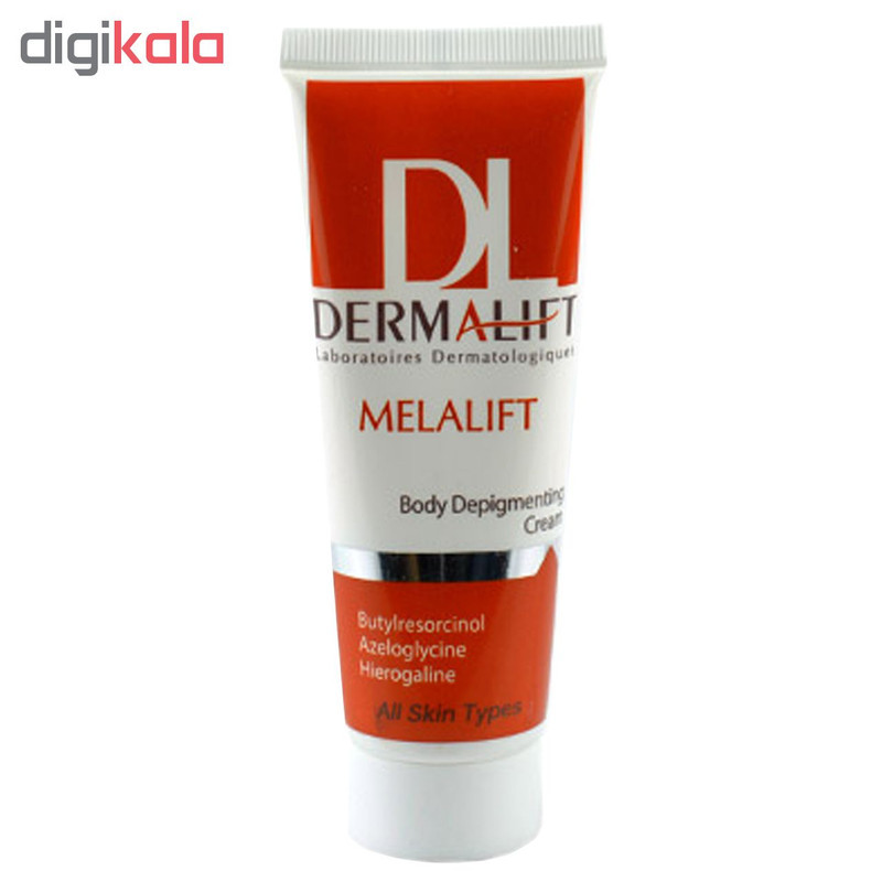 کرم روشن کننده بدن درمالیفت مدل Melalift حجم 50 میلی لیتر