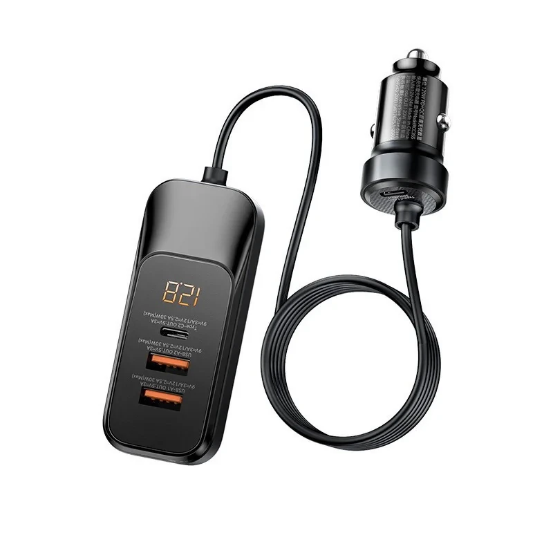 شارژر فندکی 120 وات ریمکس مدل RC-C355