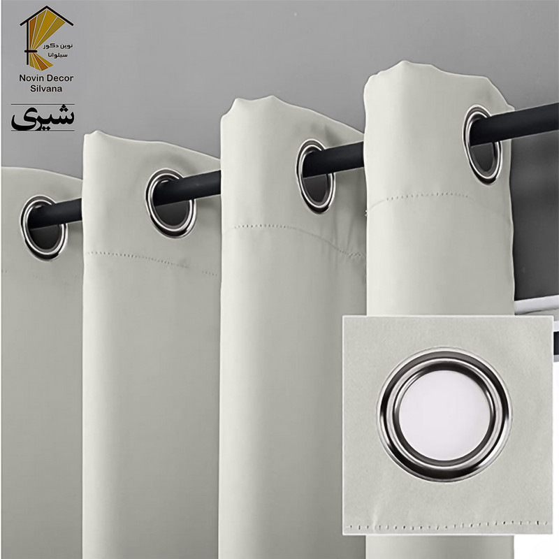 پرده نوین دکور سیلوانا مدل لاکچری 180 _ 1 سایز 180x140 سانتی‌متر