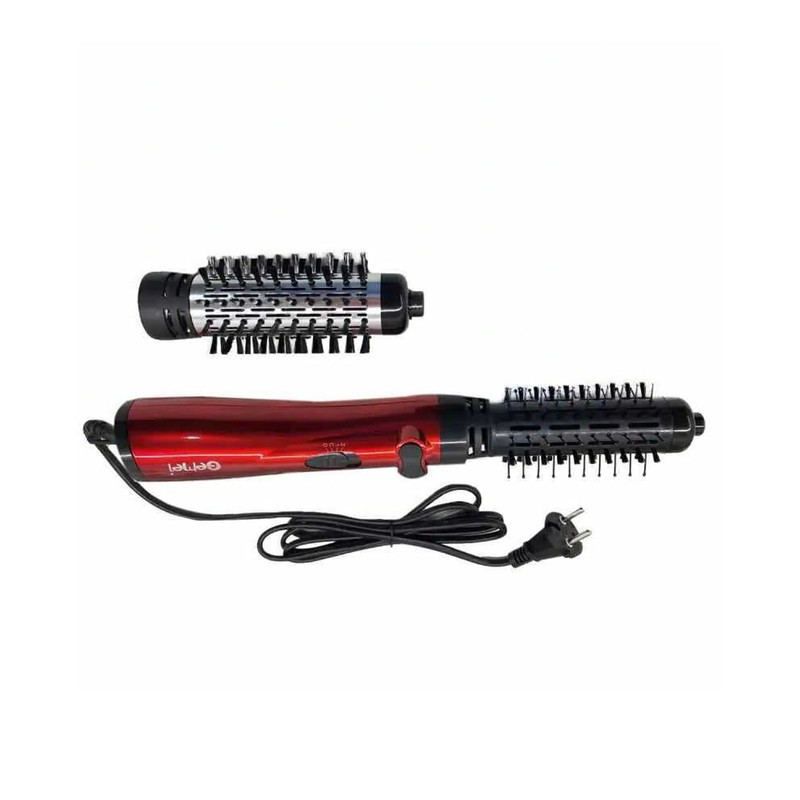 سشوار برس‌دار چرخشی 800 وات جیمی مدل GM-4829، موتور AC، وزن 450 گرم، المنت سرامیک، دارای سری برس‌دار گرد باریک، سری برس‌دار گرد پهن با ویژگی صاف‌کنندگی، حجم‌دهندگی، با قابلیت باد سرد