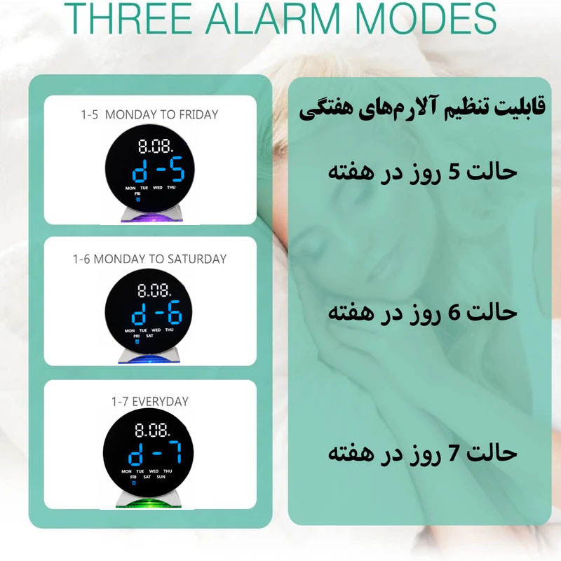 ساعت رومیزی دیجیتال مدل 5521