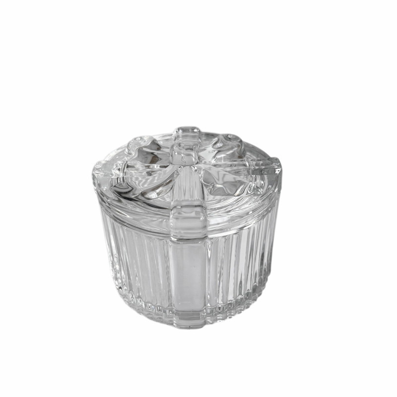 قندان دلی گلس مدل پاپیونی گرد کد G32-3-1