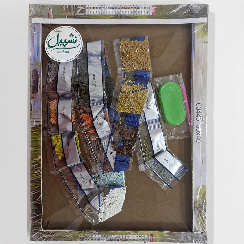 بازی آموزشی مدل نقاشی الماسی طرح بزرگسال کد C3443