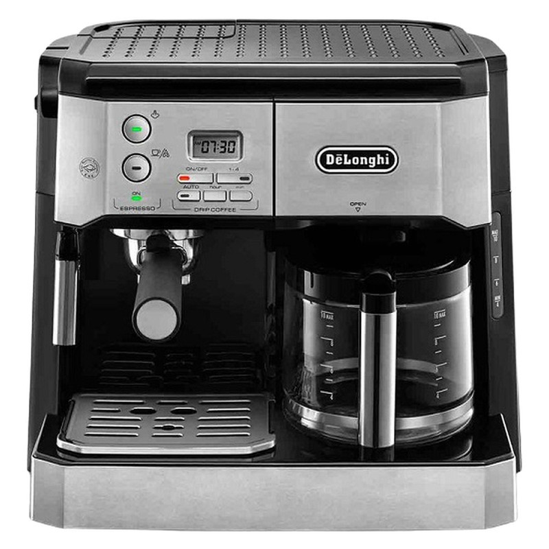 اسپرسوساز صنعتی 1200 میلی‌لیتری دلونگی مدل BCO431.S با مصرف پودر قهوه، مناسب تهیه اسپرسو، کافه لاته، کاپوچینو و فرانسه، دارای 2 عدد نازل قهوه، تنظیم میزان بخاردهی