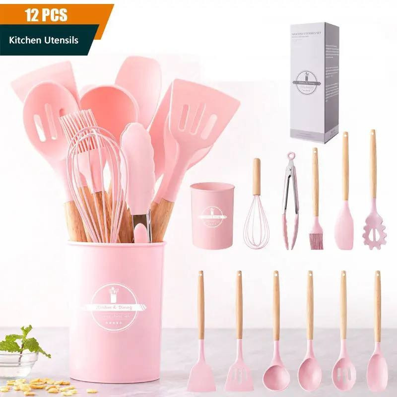سرویس کفگیر و ملاقه 12 پارچه کیچن اند داینیگ مدل CUS