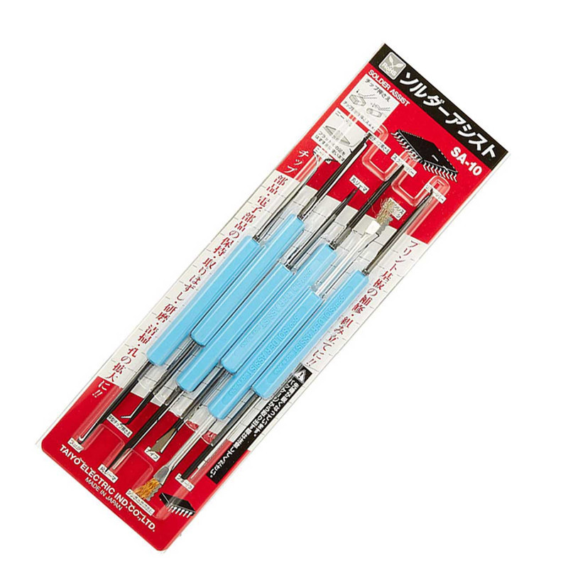 مجموعه 6 عددی ابزار لحیم کاری مدل SA-10