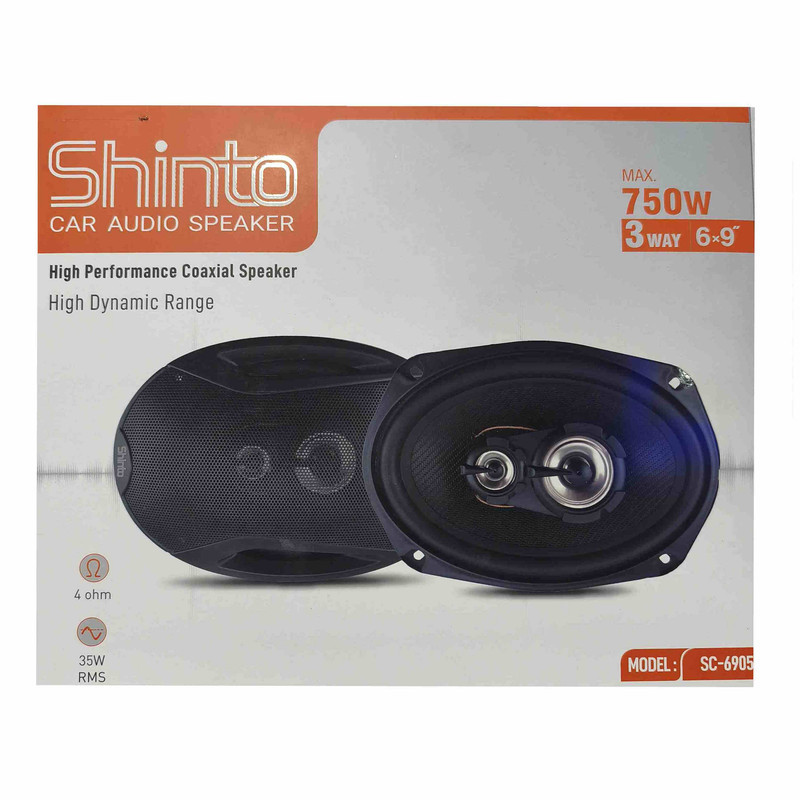 اسپیکر پشت خودرو شینتو مدل sc-6905 سایز 6×9 اینچ بسته دو عددی