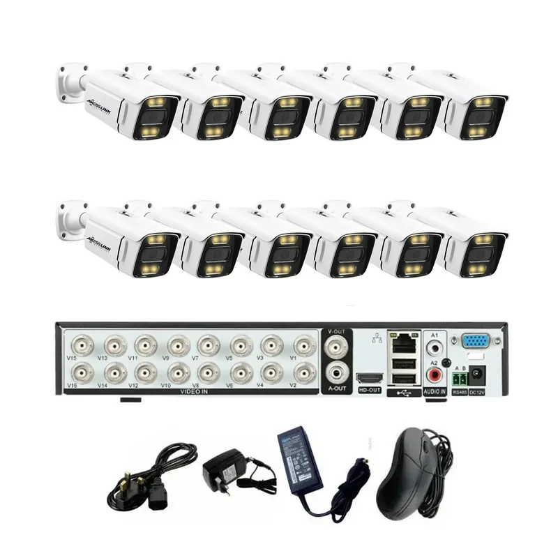 سیستم امنیتی مدل CAMERA PACK 12 - AXESSLINK مجموعه 12 عددی