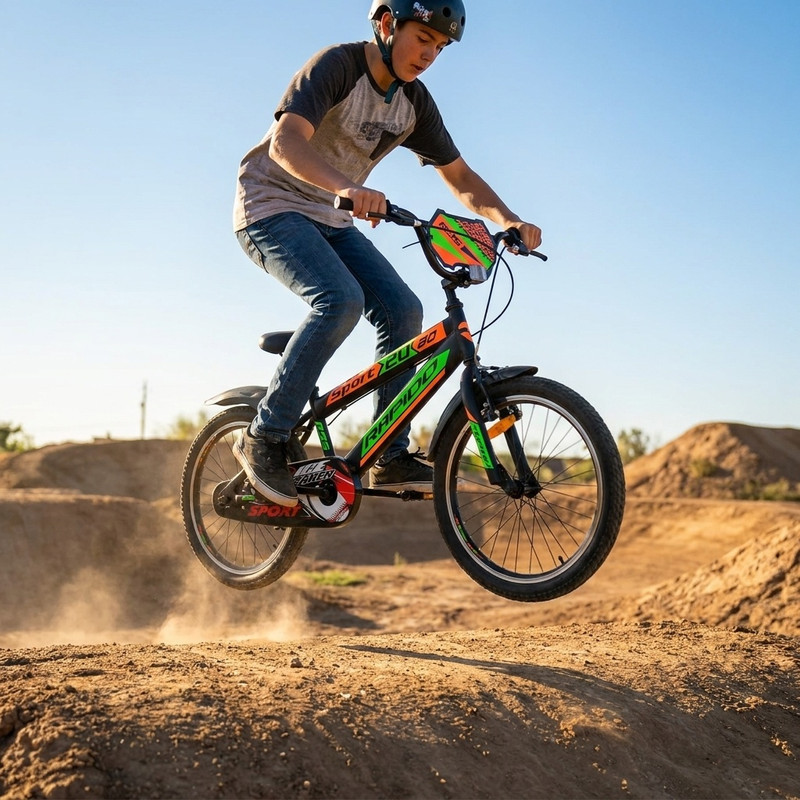 دوچرخه BMX راپیدو مدل اسپرت سایز طوقه 20 اینچ