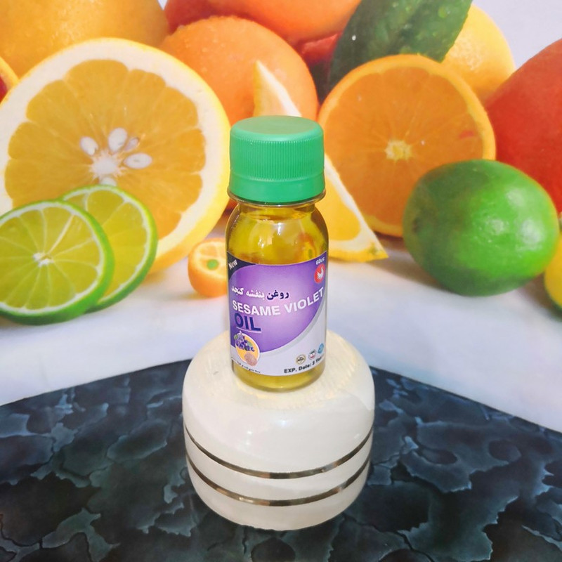 روغن بنفشه پامکا مدل پایه کنجد حجم 60 میلی لیتر