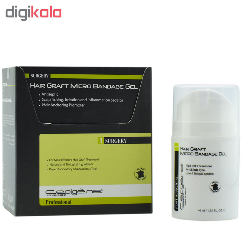 ژل تخصصی ترمیم کننده بعد از کاشت مو سپیژن مدل BANDAGE GEL حجم 40 میلی لیتر