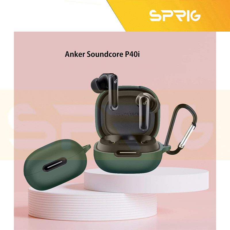 کاور اسپریگ مدل Silicone-SP مناسب برای کیس هدفون بی سیم انکر Soundcore P40i