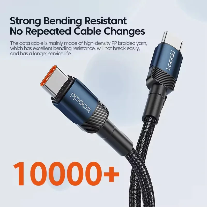 کابل تبدیل USB-C توکی مدل 100W TQ-X12 طول 1 متر