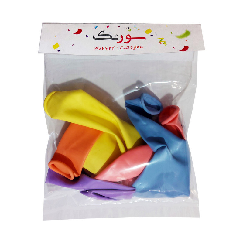 بادکنک سورتک مدل پاستیلی پلاس کد ST54 بسته 20 عددی