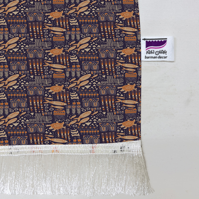 شال مبل بارمان دکور طرح  تمدن  کد 40 سایز 98x180 سانتی متر