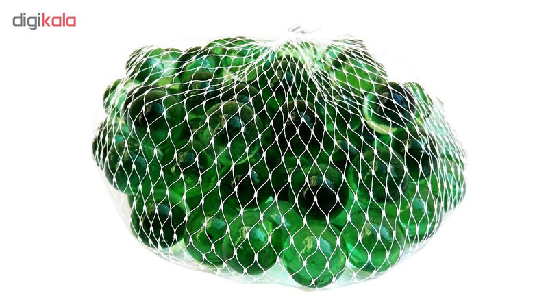 تیله مدل سبز بسته 35 عددی