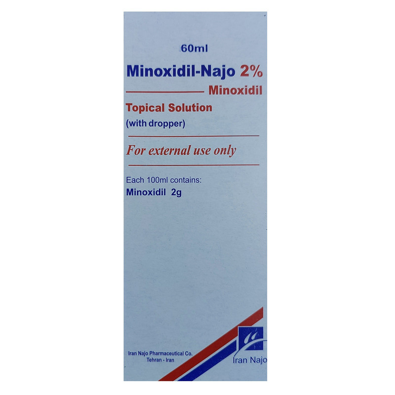 لوسیون ضد ریزش و تقویت کننده مو ناژو مدل Minoxidil 02 حجم 60 میلی لیتر