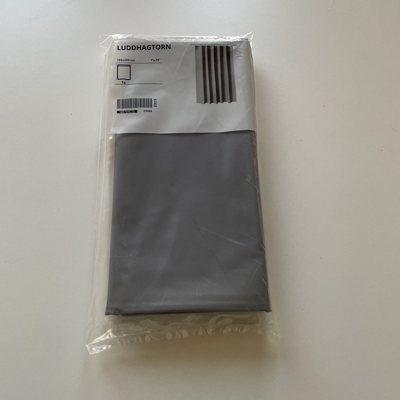 پرده حمام ایکیا مدل LUDDHAGTORN سایز 180x200 سانتی متر