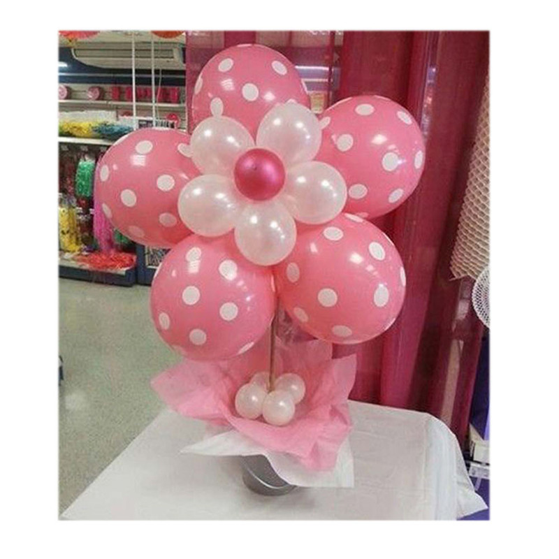 استند بادکنک طرح گل کد sa20 بسته 10 عددی