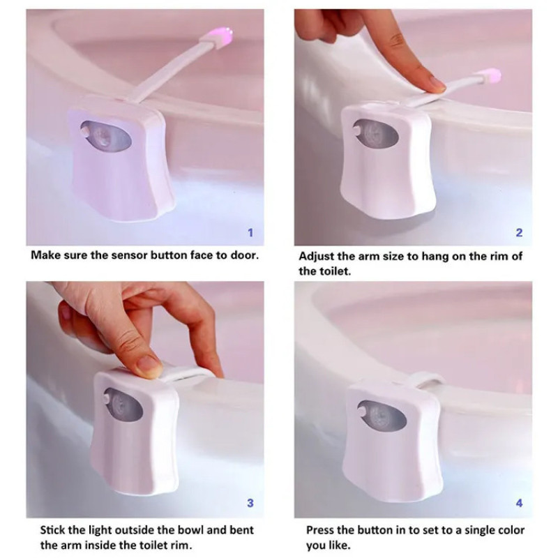چراغ توالت فرنگی هارمن مدل WC8COLOR