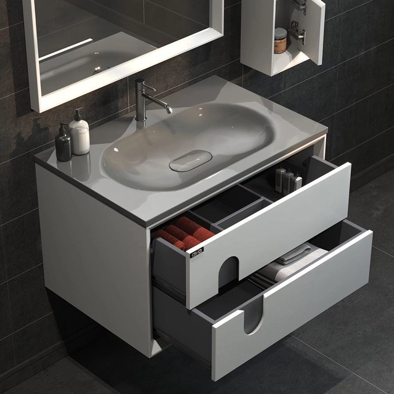 ست کابینت و روشویی آلکا مدل 2075 به همراه باکس و آینه