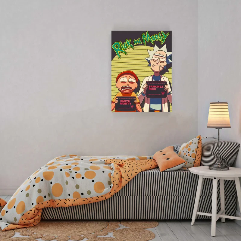 تابلو شاسی مدل Rick and Morty کد S-5046